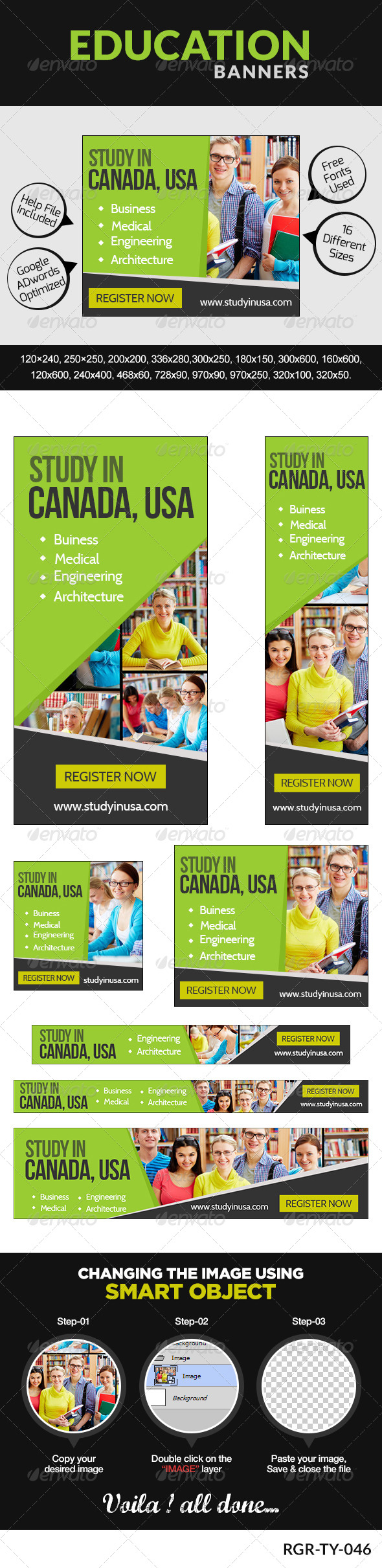 GraphicRiver Exchange education Banners 8350619 GraphicRiver Exchange education Banners 8350619
