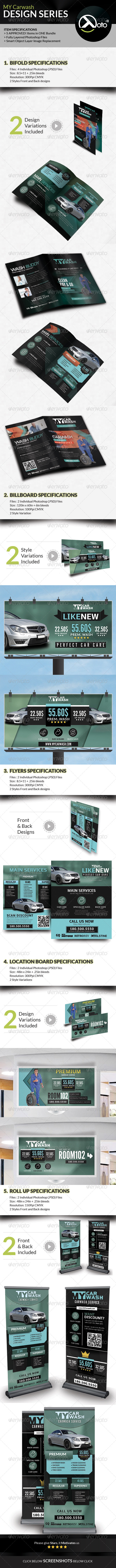 GraphicRiver MY Automobile Carwash Service Design Series 8350713 GraphicRiver MY Automobile Carwash Service Design Series 8350713