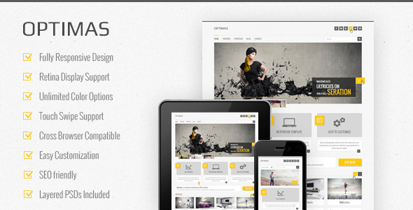 Optimas  - Responsive Multipurpose Template