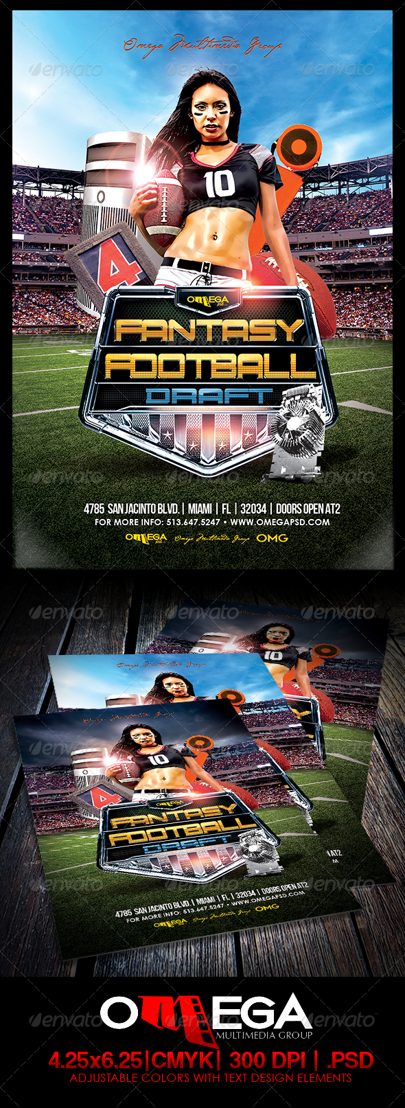 GraphicRiver Fantasy Football Draft 8339123 GraphicRiver Fantasy Football Draft 8339123