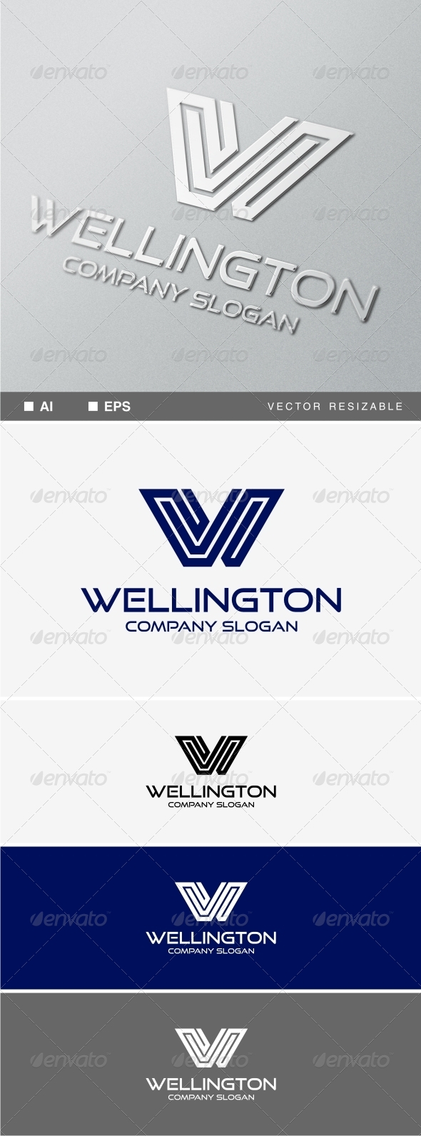 GraphicRiver W Letter Logo Template 8351381 GraphicRiver W Letter Logo Template 8351381
