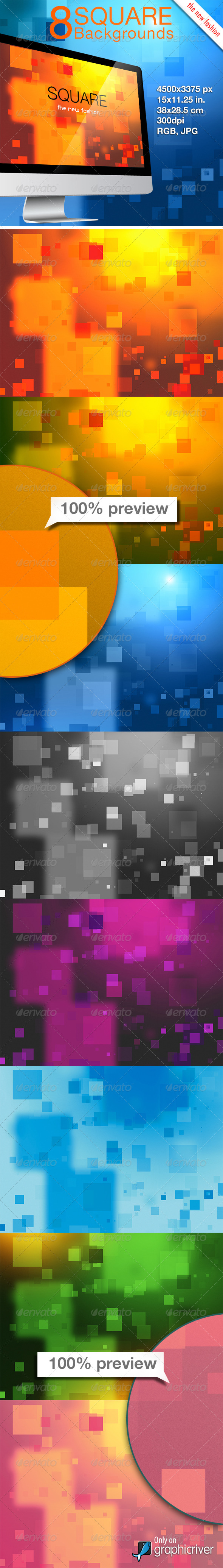 GraphicRiver Square Background 8353081 GraphicRiver Square Background 8353081