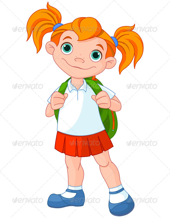 clipart school girl - photo #27