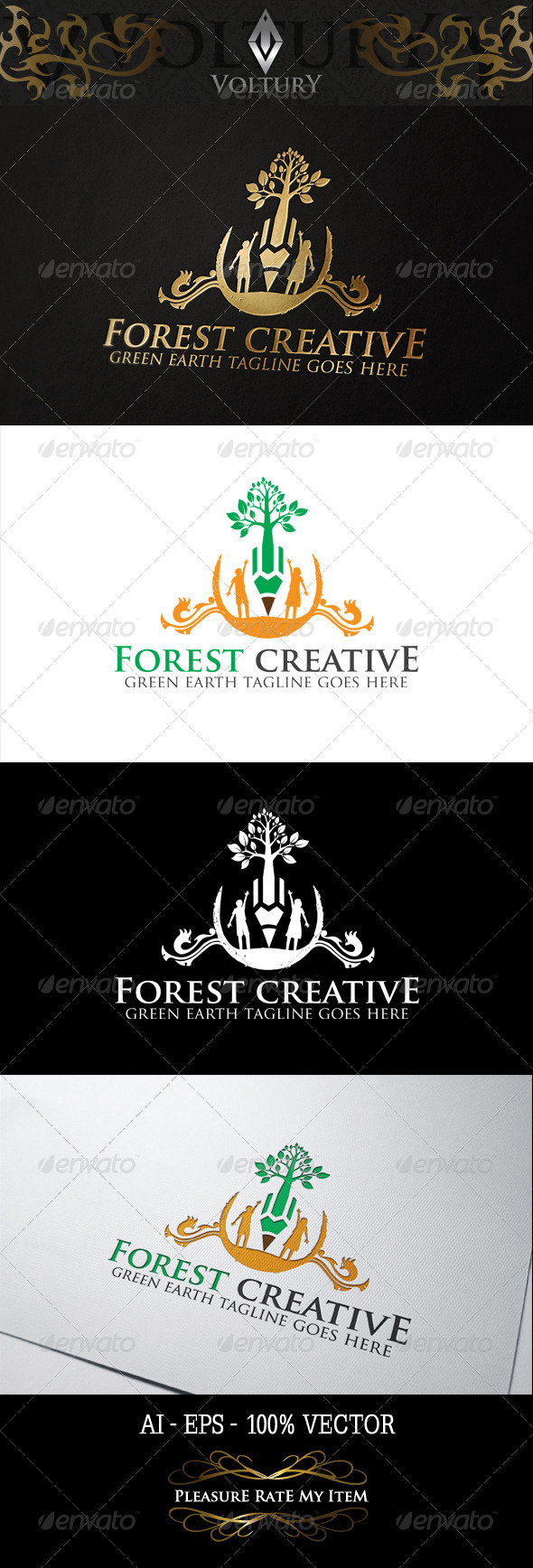 GraphicRiver Forest Creative Logo 8354175 GraphicRiver Forest Creative Logo 8354175