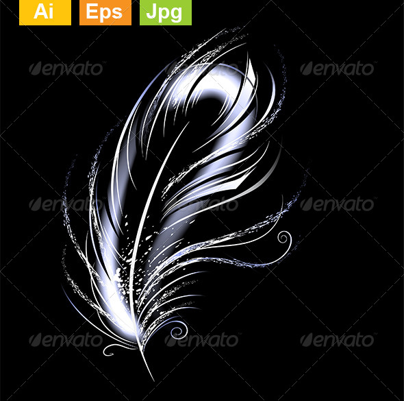 GraphicRiver Luminous Feather 8354176 GraphicRiver Luminous Feather 8354176