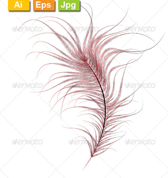 GraphicRiver Red Feather 8354185 GraphicRiver Red Feather 8354185