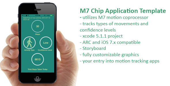 CodeCanyon Apple M7 Motion Coprocessor App Template 8259668 CodeCanyon Apple M7 Motion Coprocessor App Template 8259668