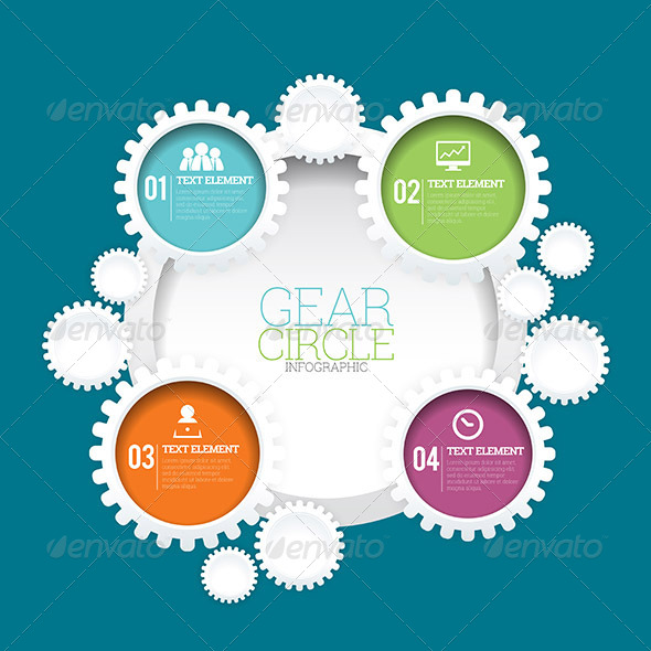 GraphicRiver Gear Circle Infographic 8354328 GraphicRiver Gear Circle Infographic 8354328