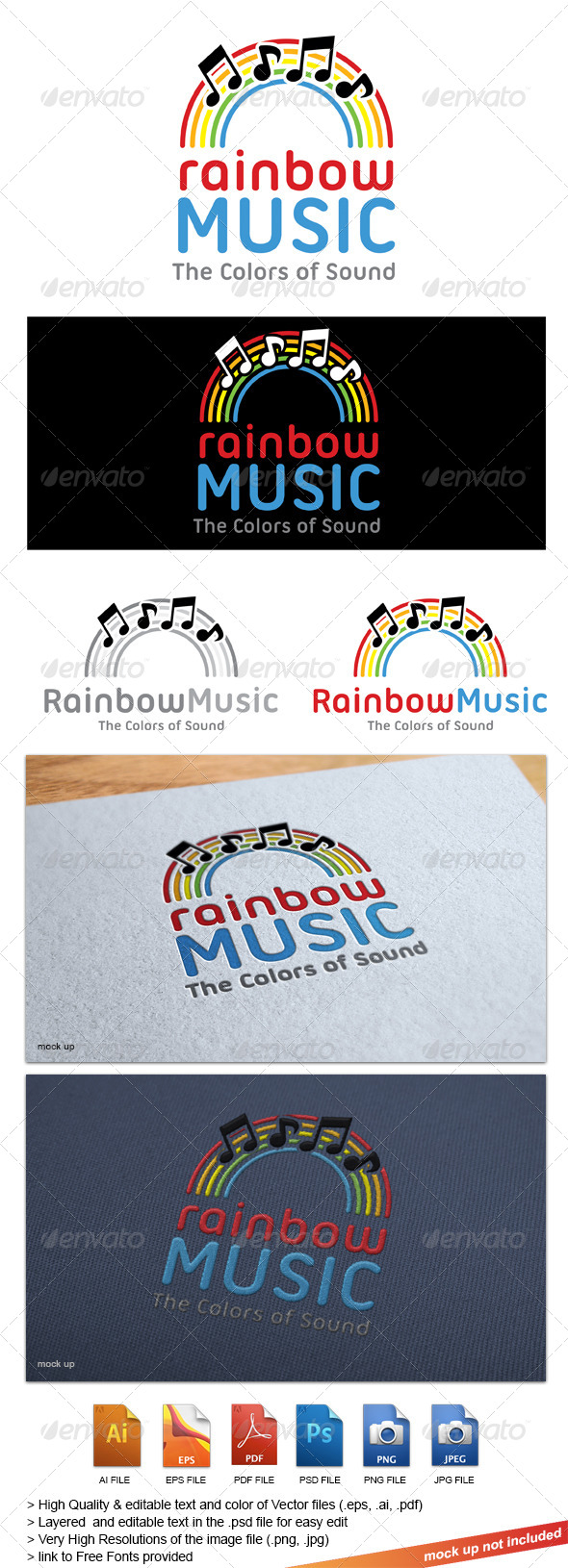 Rainbow Music Logo