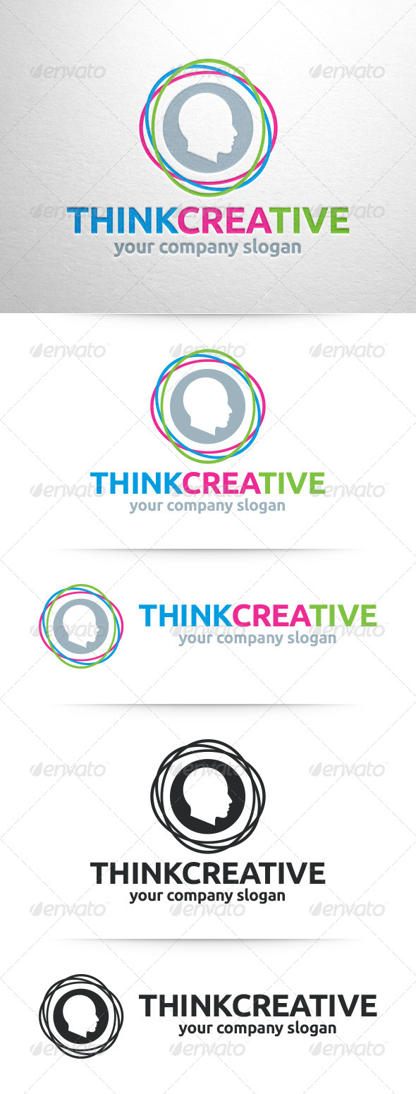 Think Creative Logo Template Think Creative Logo Template