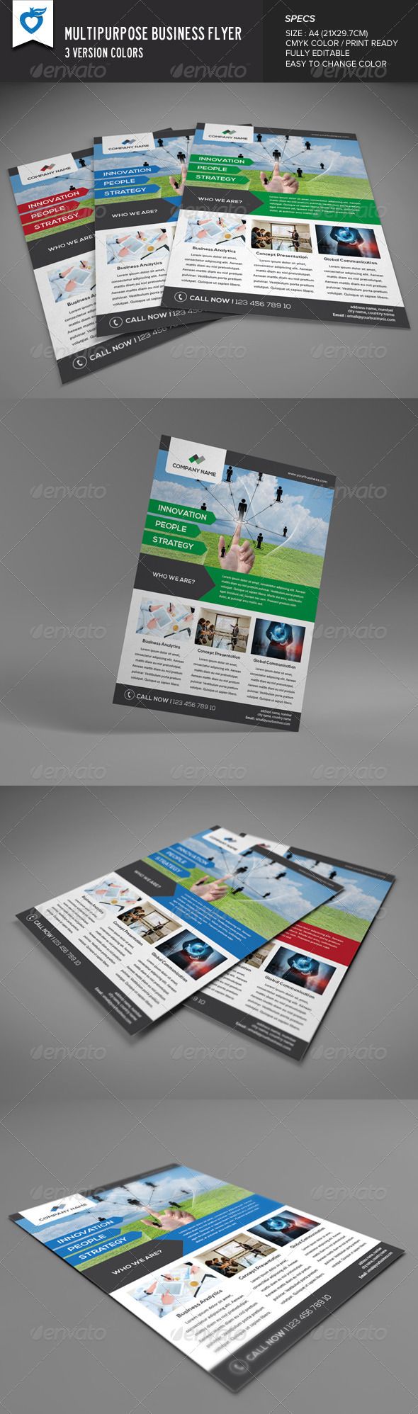 GraphicRiver Multipurpose Business Flyer v8 8358063 GraphicRiver Multipurpose Business Flyer v8 8358063