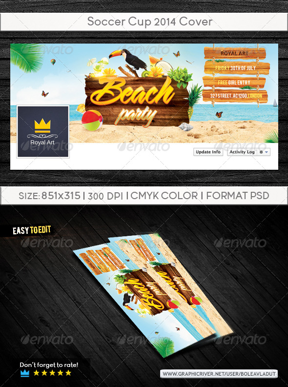 GraphicRiver Summer Beach Party Cover 8359182 GraphicRiver Summer Beach Party Cover 8359182
