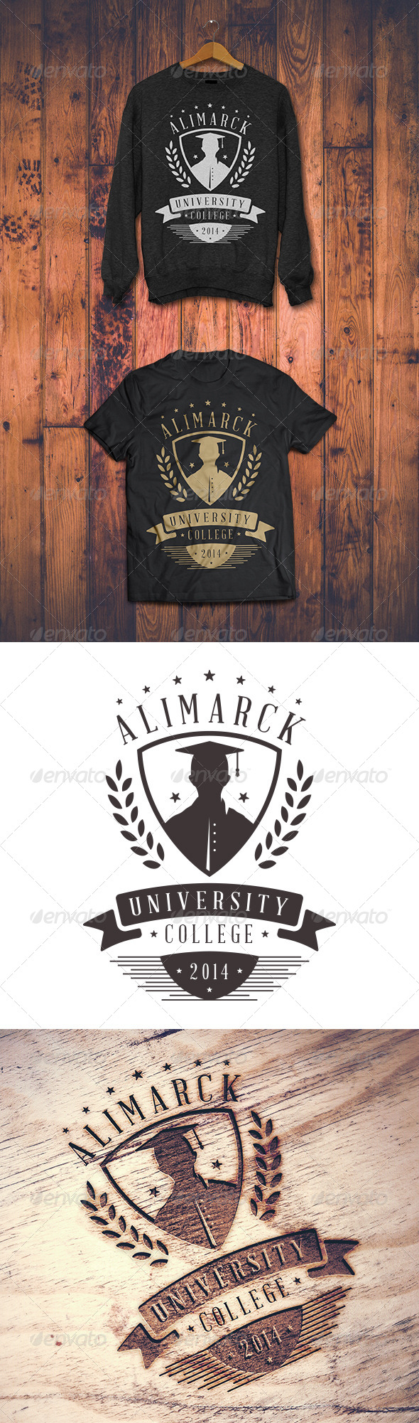 GraphicRiver University T-shirt 8364585 GraphicRiver University T-shirt 8364585