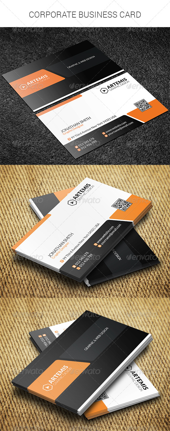 GraphicRiver Corporate Business Card 8366069 GraphicRiver Corporate Business Card 8366069