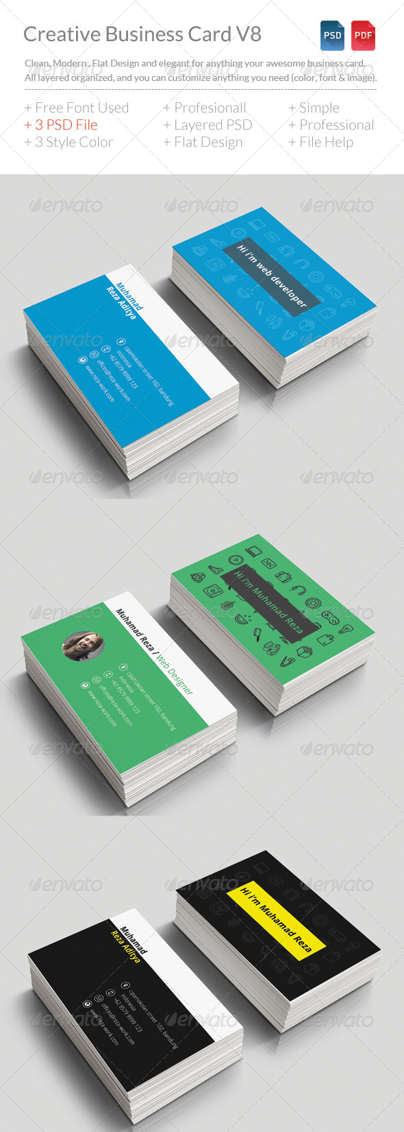 Creative Business Card V8 Creative Business Card V8