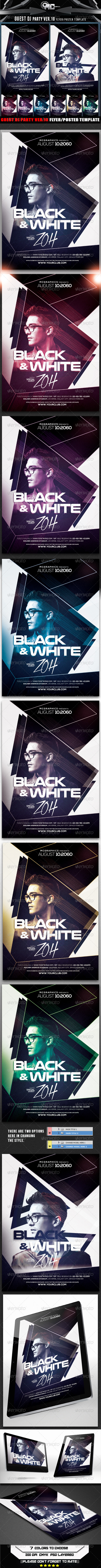GraphicRiver Guest DJ Party Ver.10 Flyer Poster Template 8366251 GraphicRiver Guest DJ Party Ver.10 Flyer Poster Template 8366251