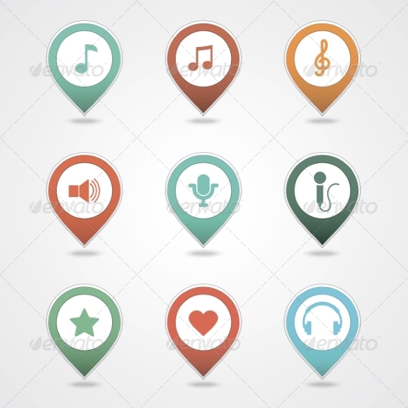 GraphicRiver Mapping Pins Icon 8366254 GraphicRiver Mapping Pins Icon 8366254