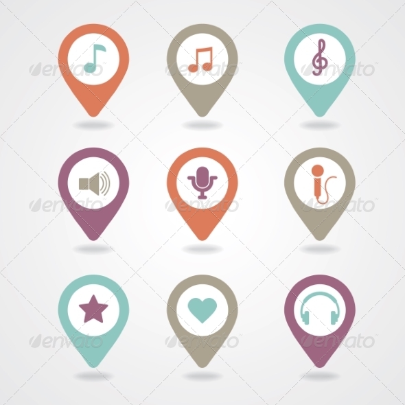 GraphicRiver Mapping Pins Icon 8366256 GraphicRiver Mapping Pins Icon 8366256