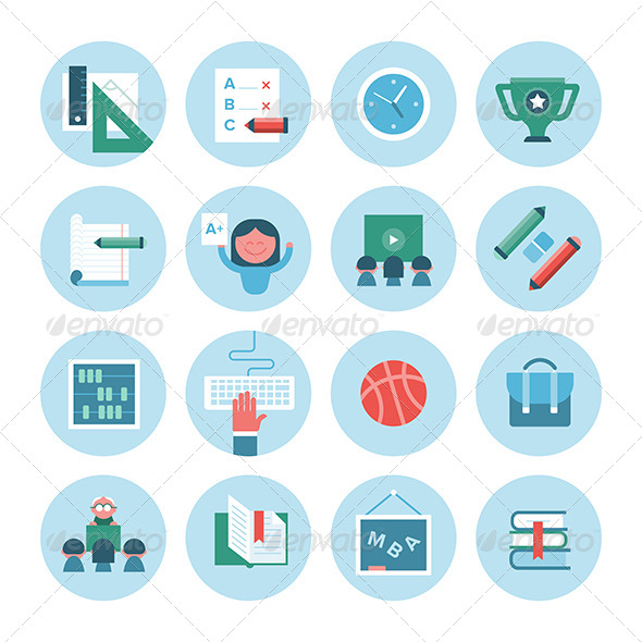 GraphicRiver Collection of Education Icons 8366802 GraphicRiver Collection of Education Icons 8366802