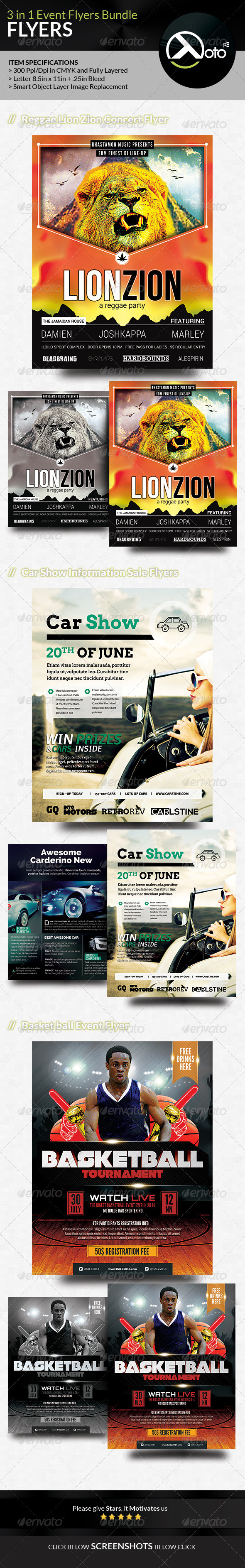 GraphicRiver Event Flyer Bundle Set 1 8367932 GraphicRiver Event Flyer Bundle Set 1 8367932