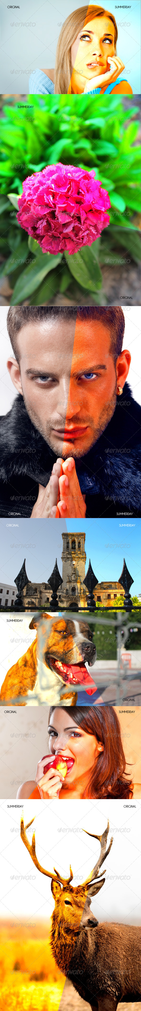 GraphicRiver Summerday Photoshop Action 8367938 GraphicRiver Summerday Photoshop Action 8367938