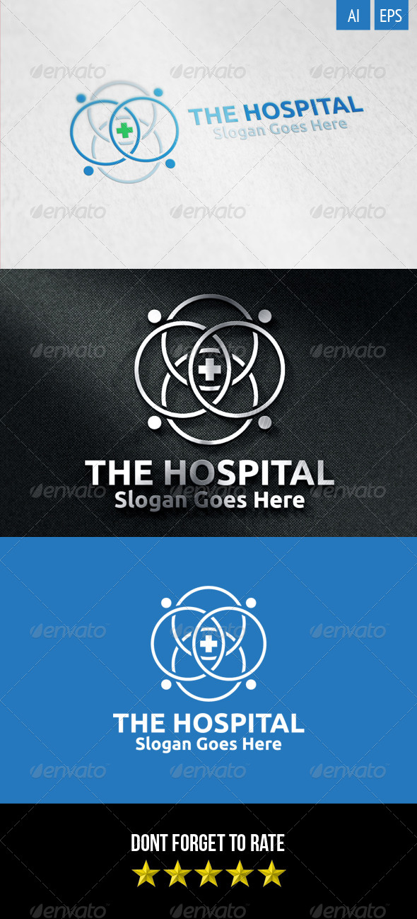 GraphicRiver The Hospital Logo 8368344 GraphicRiver The Hospital Logo 8368344