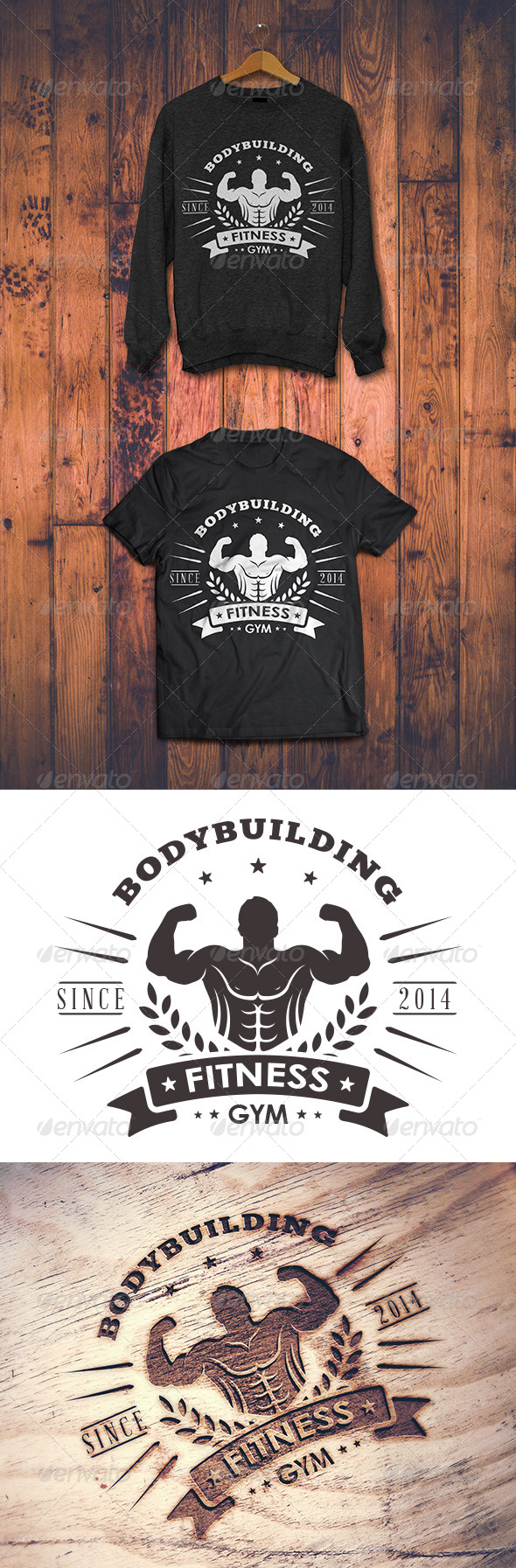 GraphicRiver Gym T-shirt Design 8368405 GraphicRiver Gym T-shirt Design 8368405