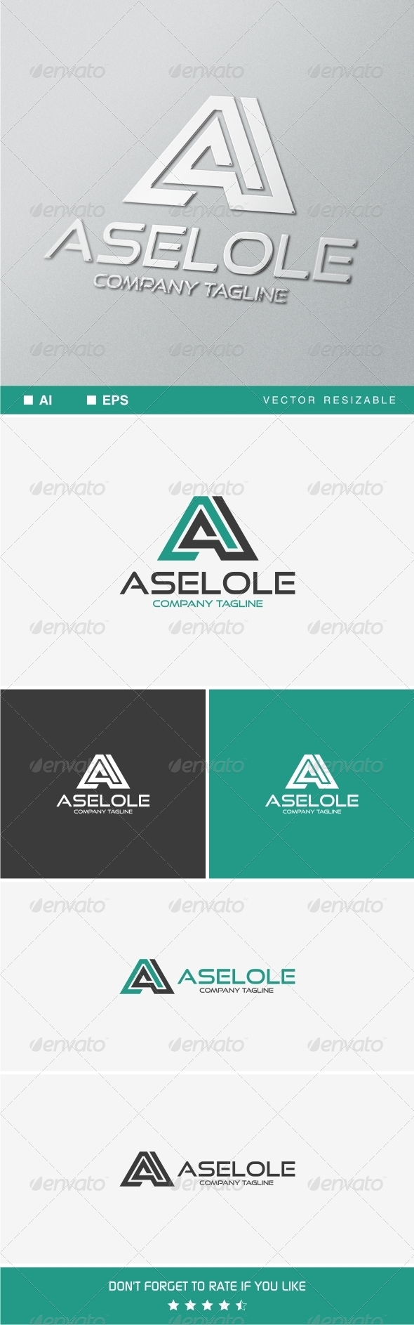 GraphicRiver A Letter v.3 Logo Template 8368502 GraphicRiver A Letter v.3 Logo Template 8368502