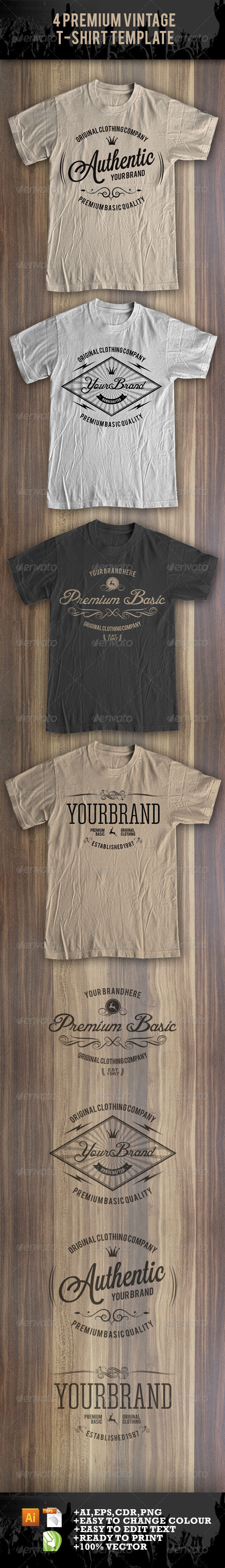 GraphicRiver 4 Premium T-Shirt Template 8369029 GraphicRiver 4 Premium T-Shirt Template 8369029