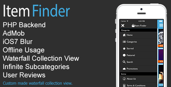 CodeCanyon Item Finder MarketPlace Full iOS App v1.1 8319873 CodeCanyon Item Finder MarketPlace Full iOS App v1.1 8319873