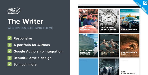 The Writer - Premium WordPress Blogging Theme