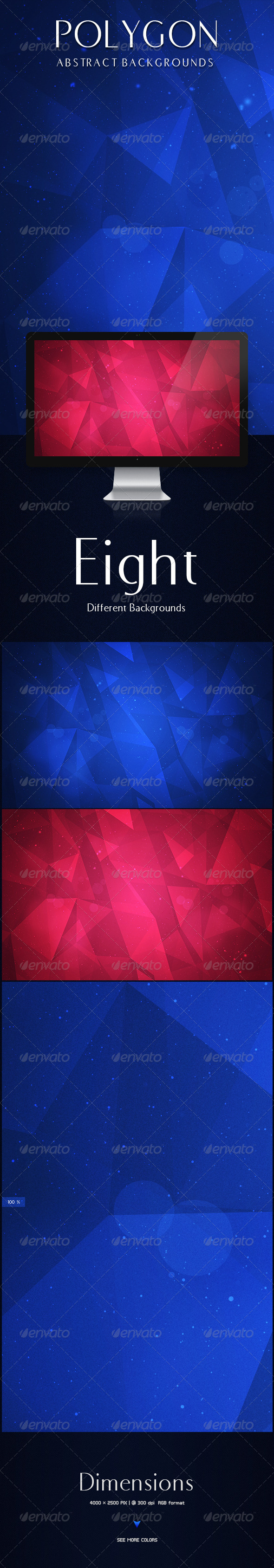 Polygon Abstract Backgrounds