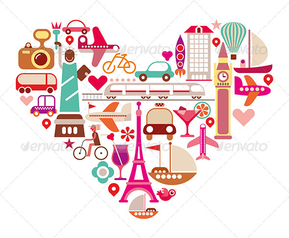 Love Travel Illustration (Travel)