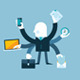 Flat Design Business People Icons