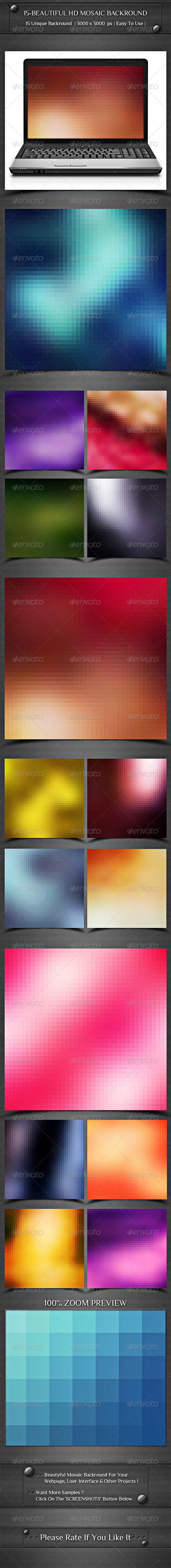 GraphicRiver 15- Beautiful HD Mosaik Backround 8371688 GraphicRiver 15- Beautiful HD Mosaik Backround 8371688