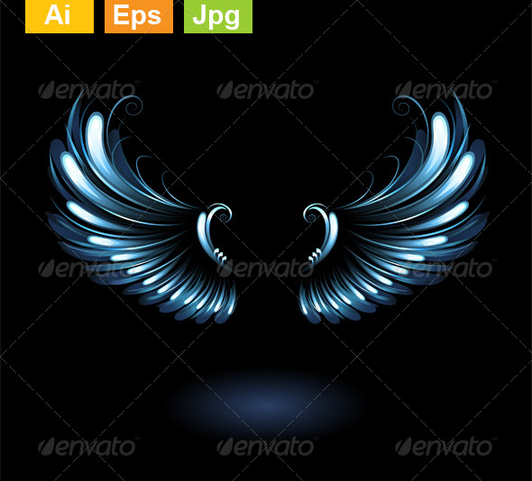 GraphicRiver Glowing Angel Wings 8372509 GraphicRiver Glowing Angel Wings 8372509