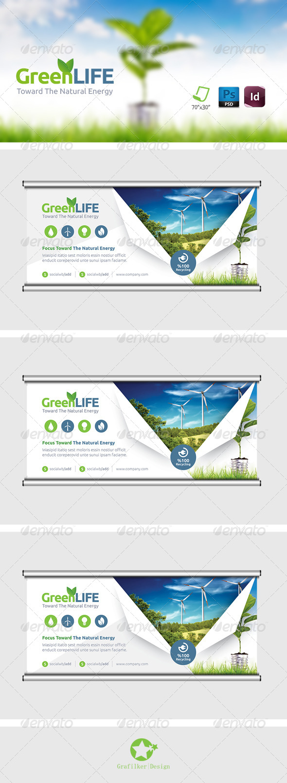 GraphicRiver Green Energy Billboard Templates 8364640 GraphicRiver Green Energy Billboard Templates 8364640