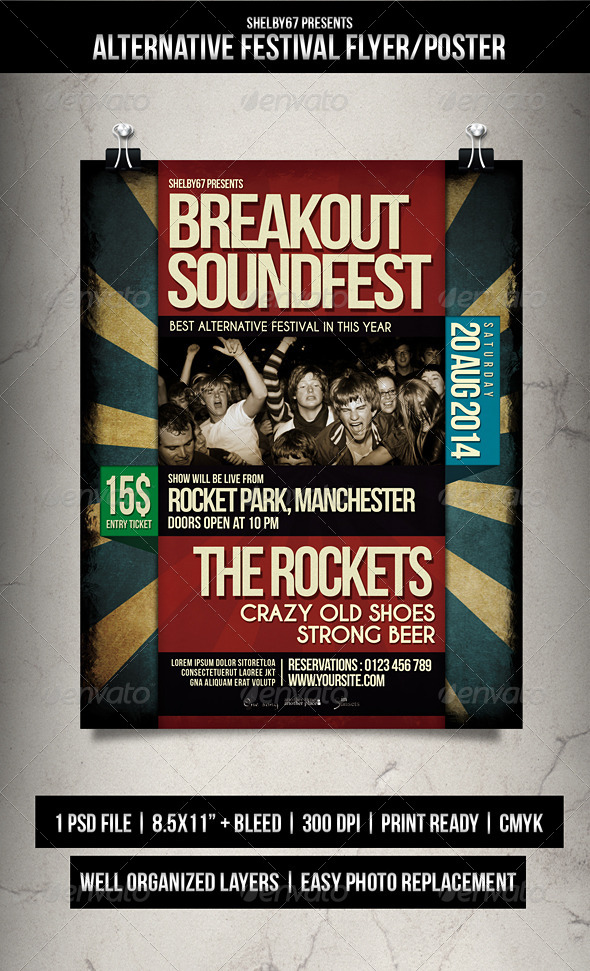 GraphicRiver Alternative Festival Flyer Poster 8372853 GraphicRiver Alternative Festival Flyer Poster 8372853