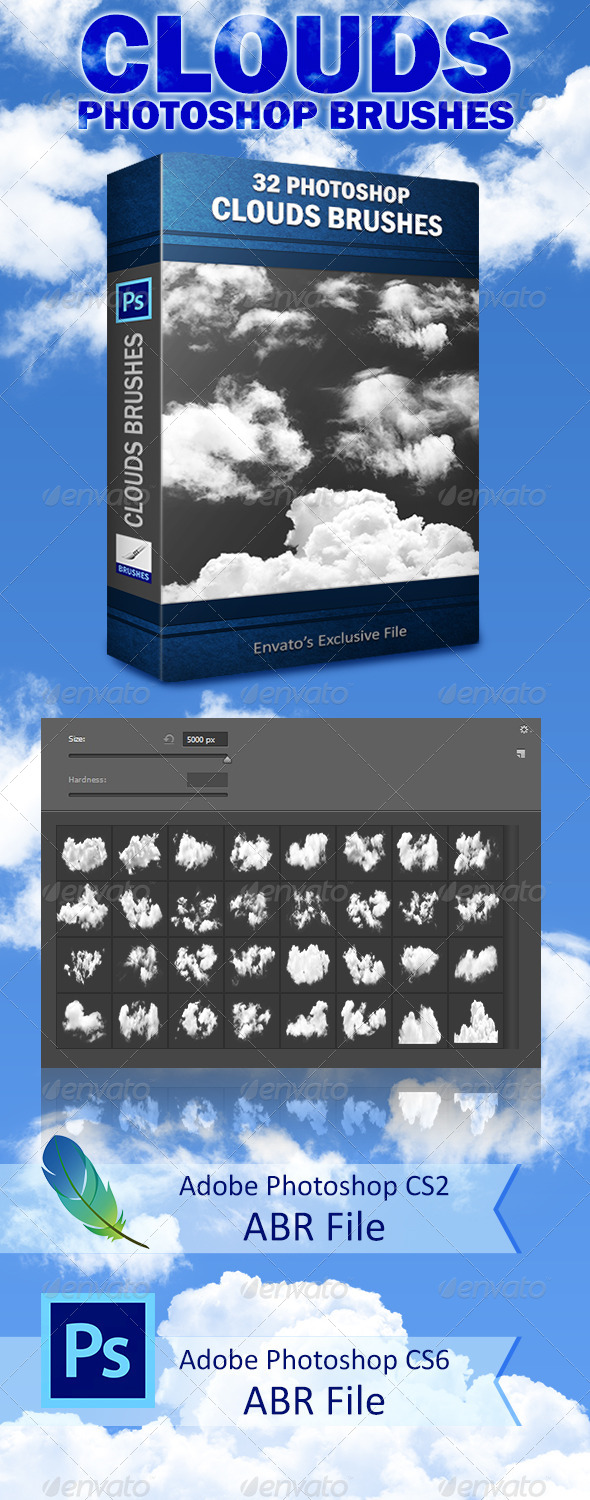 GraphicRiver Clouds Brushes 8373169 GraphicRiver Clouds Brushes 8373169