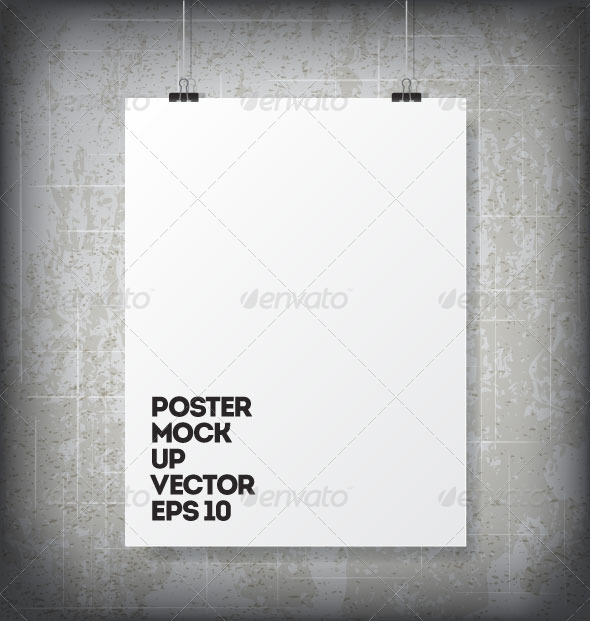 GraphicRiver Poster Mock Up 8373239 GraphicRiver Poster Mock Up 8373239