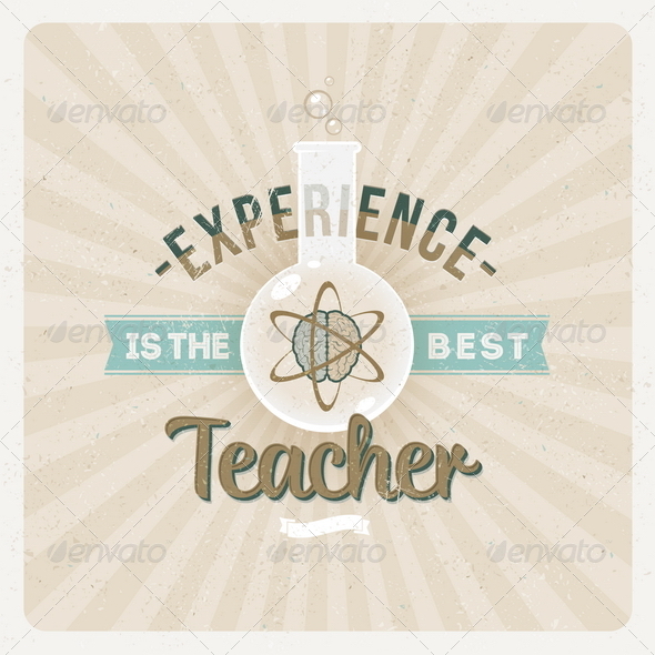 GraphicRiver Experience is the Best Teacher 8373388 GraphicRiver Experience is the Best Teacher 8373388