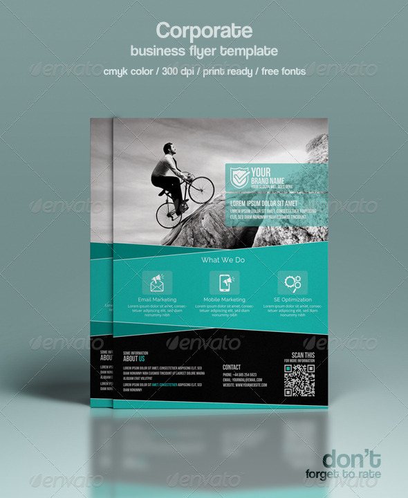 GraphicRiver Corporate Flyer Template 8364518 GraphicRiver Corporate Flyer Template 8364518