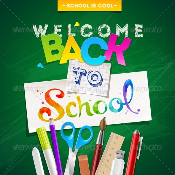 GraphicRiver Back to School Vector Illustration 8373517 GraphicRiver Back to School Vector Illustration 8373517