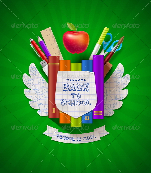 GraphicRiver Back to School 8373553 GraphicRiver Back to School 8373553