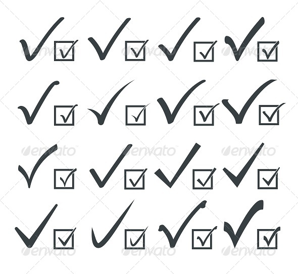 GraphicRiver Check Mark Icons 8373671 GraphicRiver Check Mark Icons 8373671