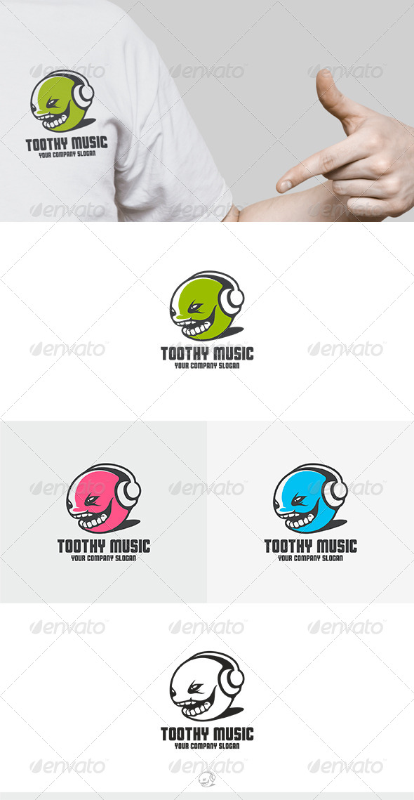 GraphicRiver Toothy Music Logo 8373789 GraphicRiver Toothy Music Logo 8373789