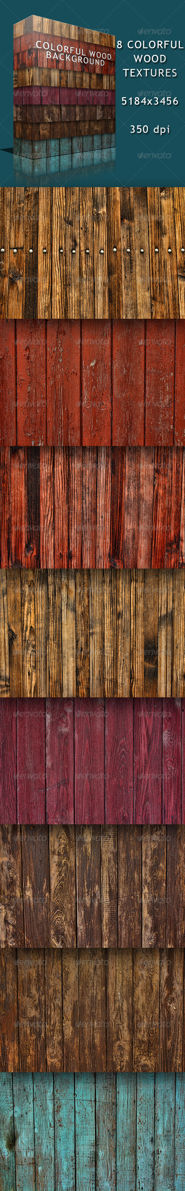 GraphicRiver Colorful Wood Textures 2 8374082 GraphicRiver Colorful Wood Textures 2 8374082