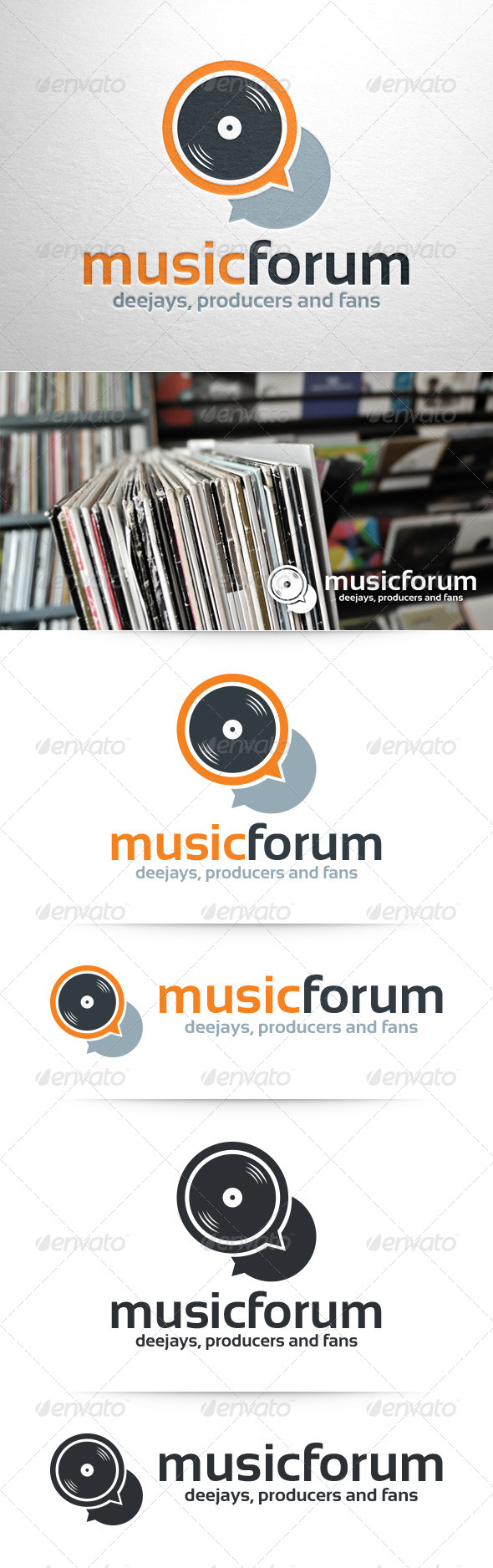 GraphicRiver Music Forum Logo Template 8374119 GraphicRiver Music Forum Logo Template 8374119