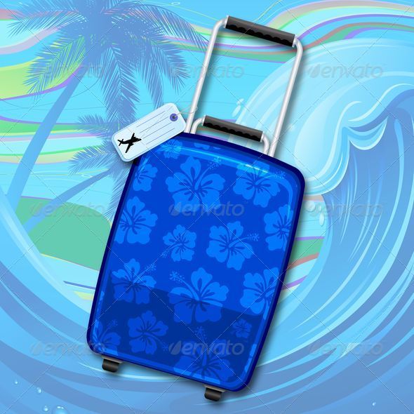 GraphicRiver Traveler Trolley Luggage Suitcase 8374241 GraphicRiver Traveler Trolley Luggage Suitcase 8374241