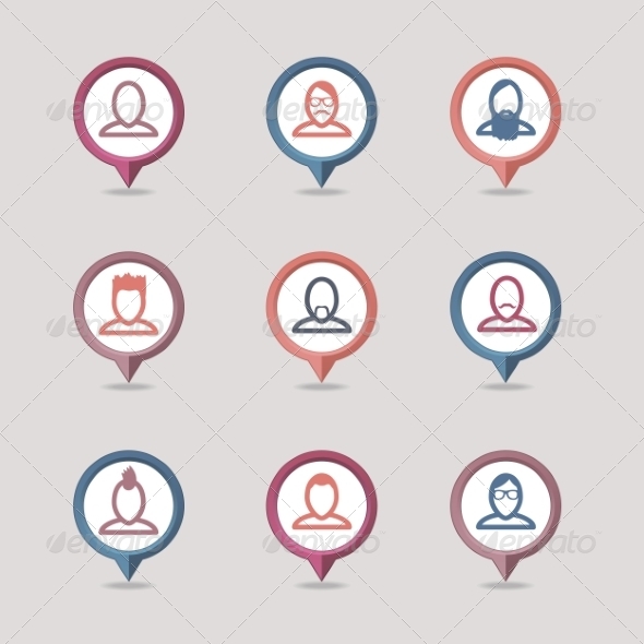 GraphicRiver Mapping Pins Icon 8375723 GraphicRiver Mapping Pins Icon 8375723